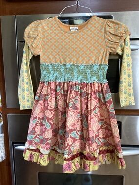 Matilda Jane Fall Dress, Floral, long sleeved